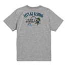 【Tシャツ】【釣りざんまい】レッツゴーフィッシング ウトウトアングラー_カラフル 5.6oz Cotton:100%