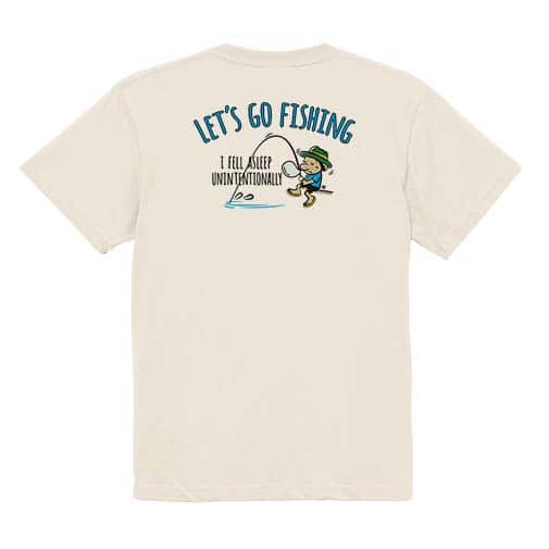 【Tシャツ】【釣りざんまい】レッツゴーフィッシング ウトウトアングラー_カラフル 5.6oz Cotton:100%