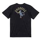 【Tシャツ】【釣りざんまい】釣りするハシビロコウ  5.6oz Cotton:100%