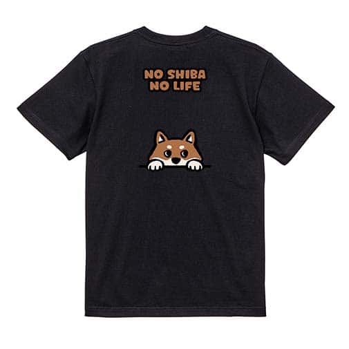 【Tシャツ】何か気になる柴犬_赤柴(wakat) 5.6oz Cotton:100%