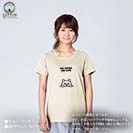 【Tシャツ】何か気になる柴犬_白柴(wakat) 5.6oz Cotton:100%