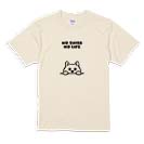 【Tシャツ】何か気になる柴犬_白柴(wakat) 5.6oz Cotton:100%