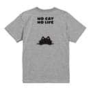 【Tシャツ】何か気になる黒猫(wakat) 5.6oz Cotton:100%