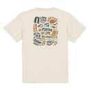 【Tシャツ】【釣りざんまい】タックルリスト  5.6oz Cotton:100%