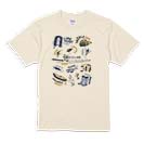 【Tシャツ】【釣りざんまい】PACK LIGHT, GO FISH.  5.6oz Cotton:100%