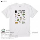 【Tシャツ】【釣りざんまい】釣りに行く準備_ハイデザイン  5.6oz Cotton:100%
