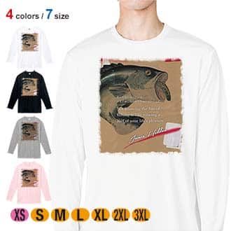 【長袖Tシャツ】ヘドン創始者の名言 5.6oz Cotton:100%