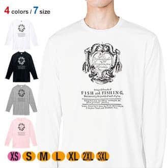 【長袖Tシャツ】compleat angler 5.6oz Cotton:100%