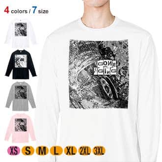 【長袖Tシャツ】エギングに行こう! 5.6oz Cotton:100%
