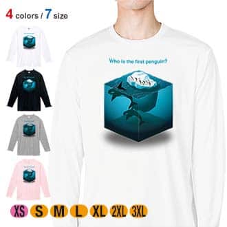 【長袖Tシャツ】誰が最初? 5.6oz Cotton:100%