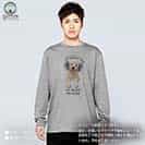 【長袖Tシャツ】レトリバーだってNo Music No Life 5.6oz Cotton:100%