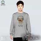 【長袖Tシャツ】トイプードルだってNo Music No Life 5.6oz Cotton:100%