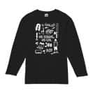 【長袖Tシャツ】【釣りざんまい】釣りに行く準備 5.6oz Cotton:100%