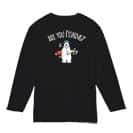 【長袖Tシャツ】【釣りざんまい】ルアーとシロクマさん 5.6oz Cotton:100%