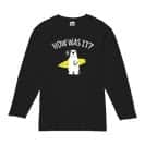 【長袖Tシャツ】波乗りシロクマさん(wakat) 5.6oz Cotton:100%