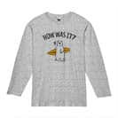 【長袖Tシャツ】波乗りシロクマさん(wakat) 5.6oz Cotton:100%