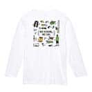 【長袖Tシャツ】【釣りざんまい】釣りに行く準備_カラフル 5.6oz Cotton:100%