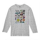 【長袖Tシャツ】【釣りざんまい】釣りに行きませんか?_カラフル 5.6oz Cotton:100%