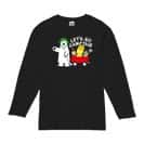 【長袖Tシャツ】キャンプに行くシロクマさん(wakat) 5.6oz Cotton:100%