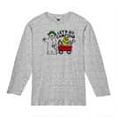 【長袖Tシャツ】キャンプに行くシロクマさん(wakat) 5.6oz Cotton:100%