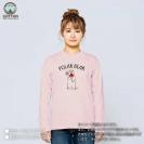 【長袖Tシャツ】シロクマさんとスイカ(wakat) 5.6oz Cotton:100%