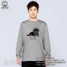 【長袖Tシャツ】黒柴（子犬）だってNo Music No Life 5.6oz Cotton:100%