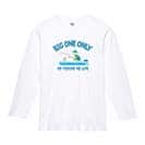 【長袖Tシャツ】【釣りざんまい】愛犬とボートフィッシング_カラフル 5.6oz Cotton:100%