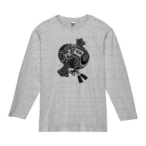 【彫姫】【長袖Tシャツ】達磨小槌 5.6oz Cotton:100%