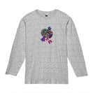 【彫姫】【長袖Tシャツ】達磨小槌七色 5.6oz Cotton:100%