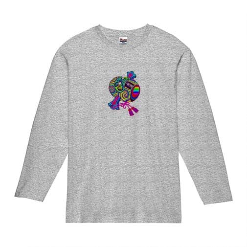 【彫姫】【長袖Tシャツ】達磨小槌七色 5.6oz Cotton:100%