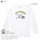 【長袖Tシャツ】【釣りざんまい】釣れないアングラー_レトロ 5.6oz Cotton:100%