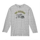 【長袖Tシャツ】【釣りざんまい】釣れないアングラー_レトロ 5.6oz Cotton:100%