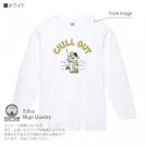 【長袖Tシャツ】【釣りざんまい】のんびり釣りしよう_レトロ 5.6oz Cotton:100%