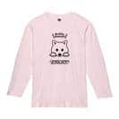 【長袖Tシャツ】柴犬のおねだり顔_白柴(wakat) 5.6oz Cotton:100%