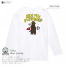 【長袖Tシャツ】【釣りざんまい】ルアーとクマさん 5.6oz Cotton:100%