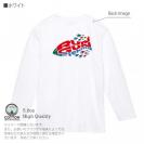 【長袖Tシャツ】【釣りざんまい】爆弾ラン&ガンフィッシング 5.6oz Cotton:100%