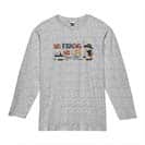 【長袖Tシャツ】【釣りざんまい】ボート釣りに行きたい少年 5.6oz Cotton:100%