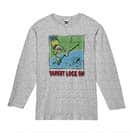 【長袖Tシャツ】【釣りざんまい】ルアー釣りのターゲット 5.6oz Cotton:100%