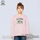 【長袖Tシャツ】【釣りざんまい】ユニークな釣りするアングラー_グリーン 5.6oz Cotton:100%