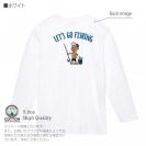 【長袖Tシャツ】【釣りざんまい】レッツゴーフィッシング アングラー_カラフル 5.6oz Cotton:100%