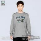 【長袖Tシャツ】【釣りざんまい】レッツゴーフィッシング ウトウトアングラー_カラフル 5.6oz Cotton:100%