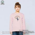 【長袖Tシャツ】【釣りざんまい】釣りするハシビロコウ  5.6oz Cotton:100%