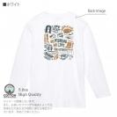【長袖Tシャツ】【釣りざんまい】タックルリスト  5.6oz Cotton:100%