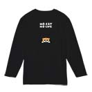 【長袖Tシャツ】何か気になるスコティッシュフォールド(wakat) 5.6oz Cotton:100%