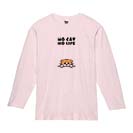 【長袖Tシャツ】何か気になるスコティッシュフォールド(wakat) 5.6oz Cotton:100%