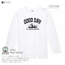 【長袖Tシャツ】【釣りざんまい】ウトウトボートフィッシング  5.6oz Cotton:100%