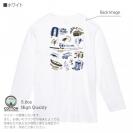 【長袖Tシャツ】【釣りざんまい】PACK LIGHT, GO FISH.  5.6oz Cotton:100%