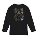 【長袖Tシャツ】【釣りざんまい】PACK LIGHT, GO FISH.  5.6oz Cotton:100%