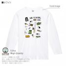 【長袖Tシャツ】【釣りざんまい】釣りに行く準備_ハイデザイン  5.6oz Cotton:100%