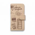 【手帳型】高級本革スマホケース ロンドンのイラスト